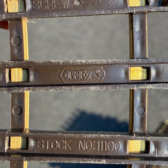 REA Railway Express Agency Train Tracks Curved (12) & Straight (12) 11000 11100 - Picture 8 of 12